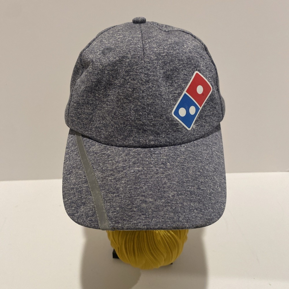 2015 Dominos Pizza Employee Gray‎ Grey Embroidered Logo Strapback